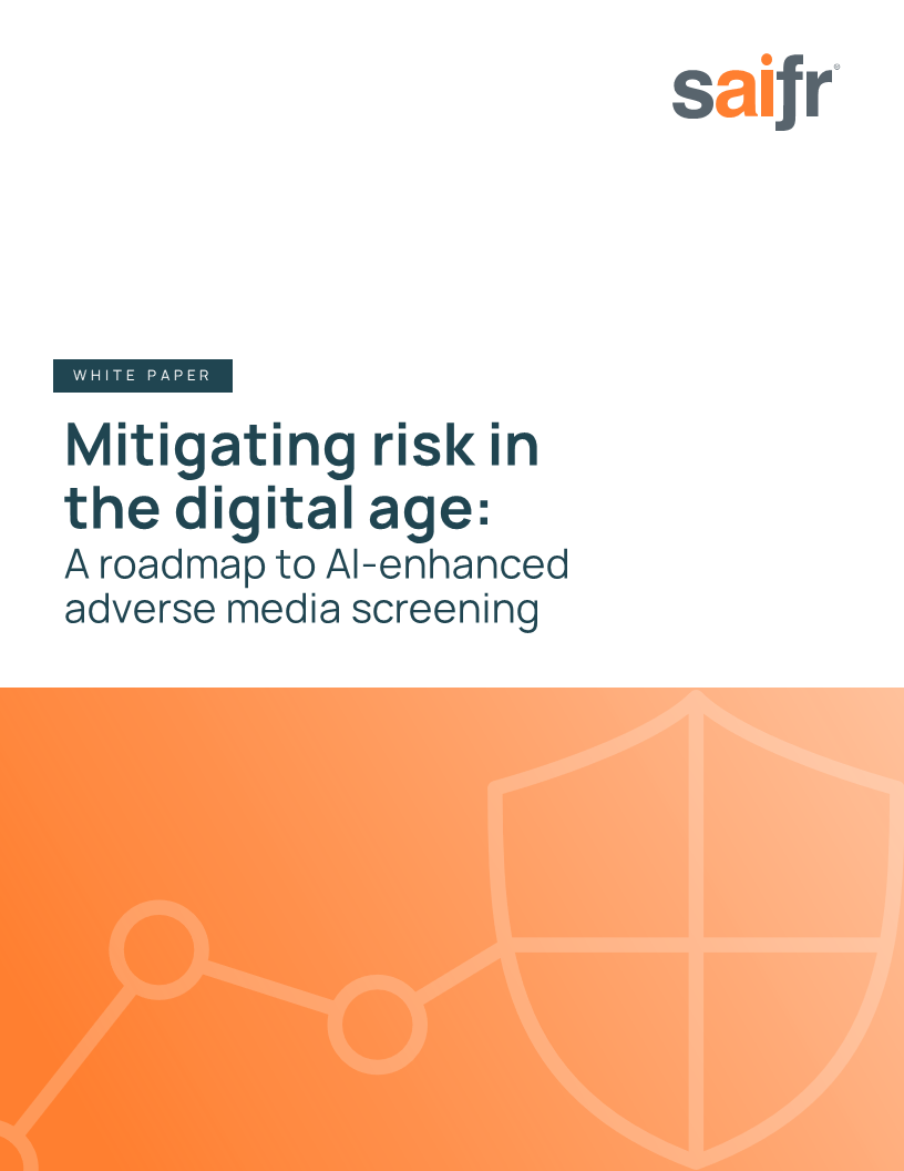 Mitigating risk in the digital age cover