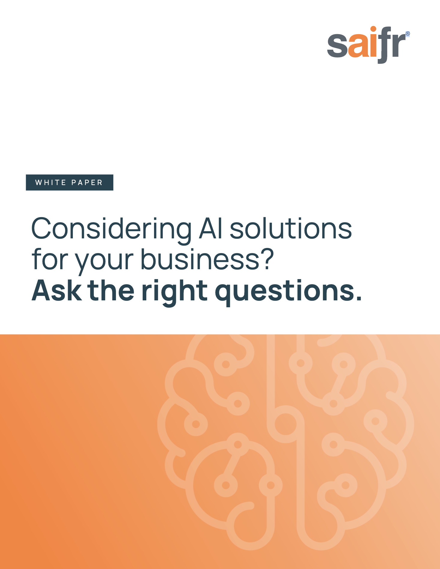 Considering AI solutions-whitepaper